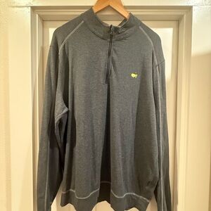 Masters Charcoal Zip-Up Men's Sweater